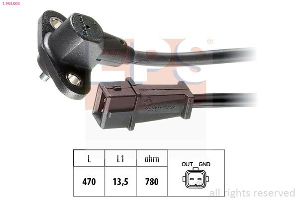 Sensor de posição (de revoluções) de cambota NGK 81193 preço, a partir de 27,03 USD