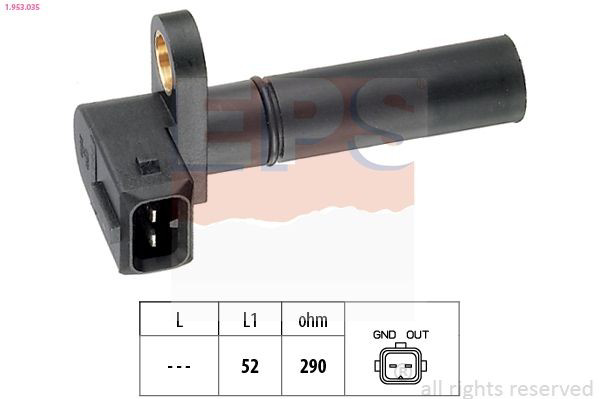  Sensor de posição (de revoluções) de cambota Ford Escort IV conversível (ALF) (1986 - 1990) IV
