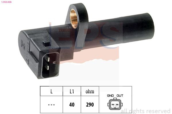 Sensor de posição (de revoluções) de cambota Ford Sierra II BNG