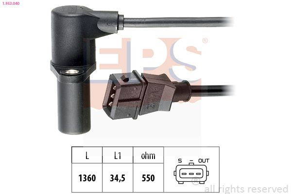 Sensor de posição (de revoluções) de cambota Opel 1238364 preço, a partir de 51,80 USD