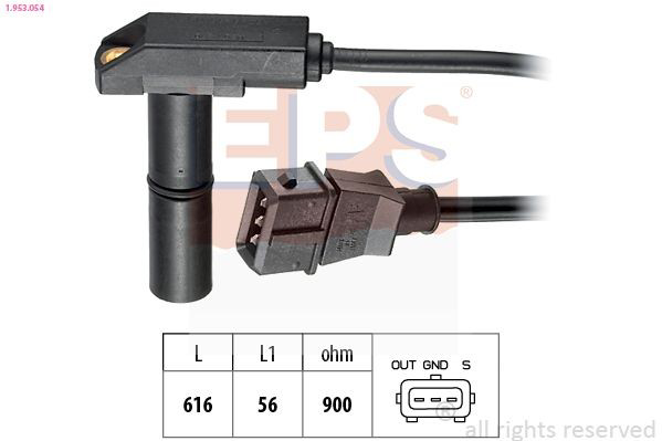 Sensor de posição (de revoluções) de cambota VALEO 366855 preço, a partir de 54,81 USD
