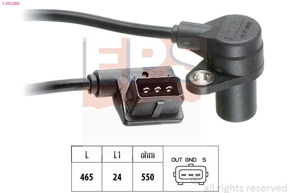 Sensor de posição (de revoluções) de cambota BMW 7  E32