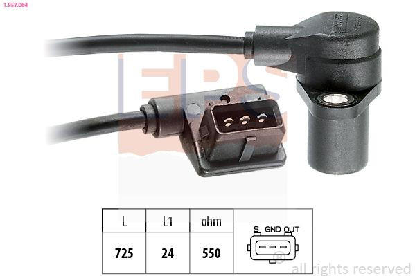 550227A ERA Benelux Sensor de posição (de revoluções) de cambota