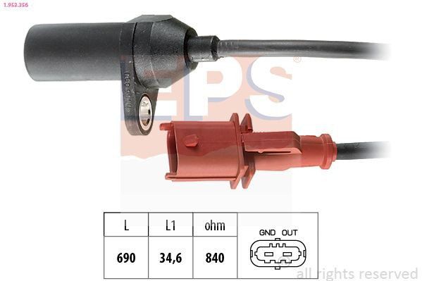 Sensor de posição (de revoluções) de cambota NGK 81349 preço, a partir de 34,87 USD