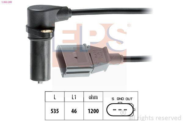 Sensor de posição (de revoluções) de cambota 303061 EFI
