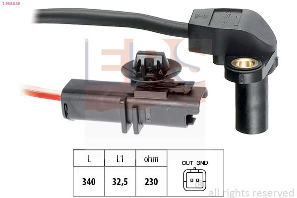 Sensor de posição (de revoluções) de cambota NGK 81276 preço, a partir de 35,24 USD