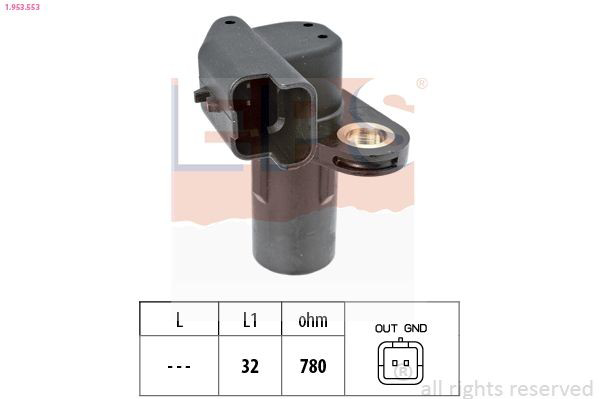  Sensor de posição (de revoluções) de cambota Suzuki Grand Vitara SUV (JB) (2005 - 2026) 