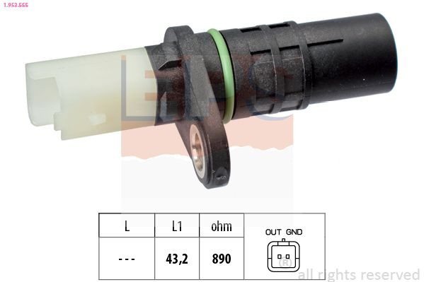 Compre Sensor de posição (de revoluções) de cambota Nissan X-Trail 