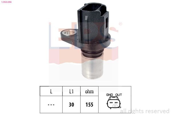 Sensor de posição (de revoluções) de cambota para Land Rover Freelander II L359