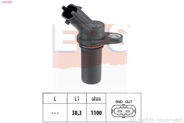 Sensor de posição (de revoluções) de cambota para Iveco Daily IV 