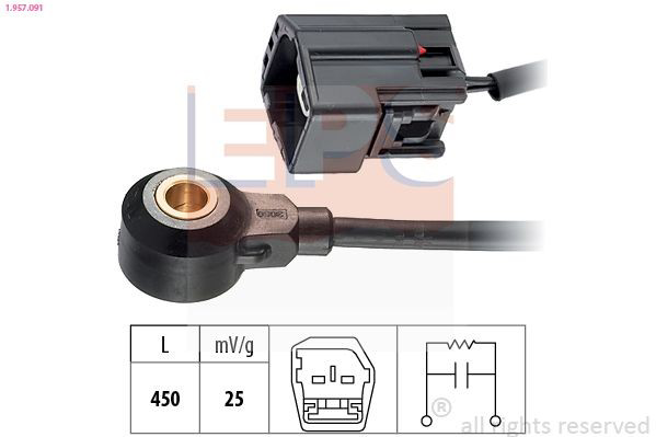 Sensor de detonação para Ford Fiesta Mk5 JH, JD