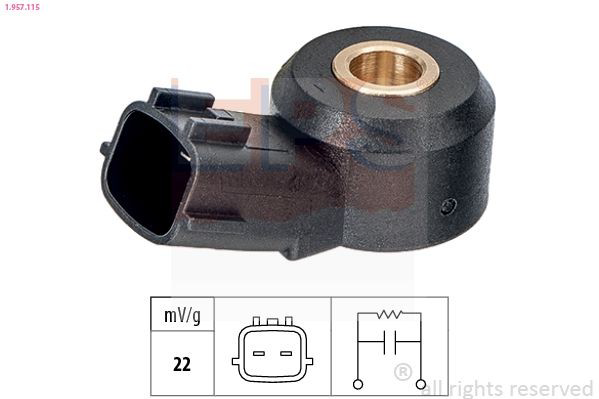 Sensor de detonação Fiat Palio  178DX