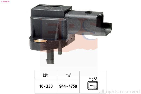 1993030 EPS Sensor de pressão no coletor de admissão, MAP