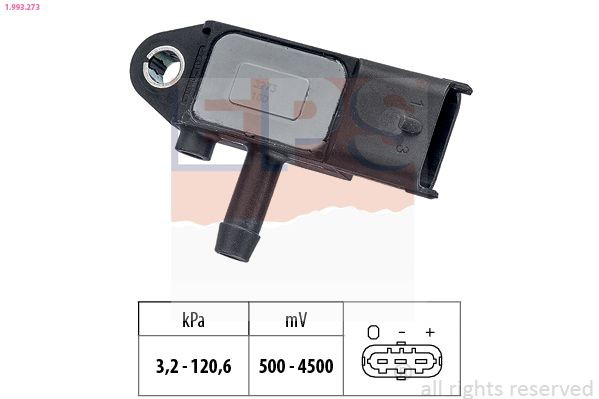 281002770 VAG Sensor de pressão dos gases de escape