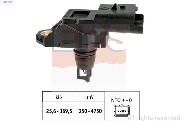 Compre 3646412 General Motors Sensor de pressão no coletor de admissão, MAP