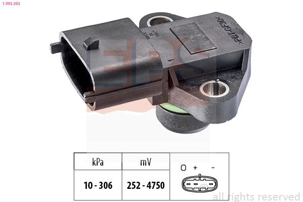 AS5751 Autlog Sensor de pressão no coletor de admissão, MAP
