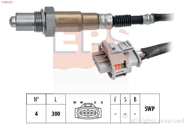 Sonda lambda, sensor de oxigênio até o catalisador 855390 General Motors