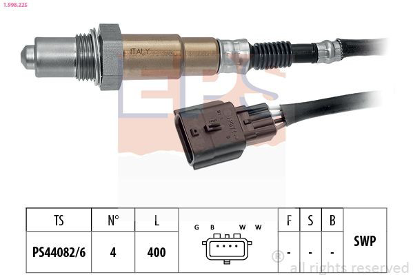 Sonda lambda, sensor de oxigênio depois de catalisador 2269000Q1P Nissan/Infiniti