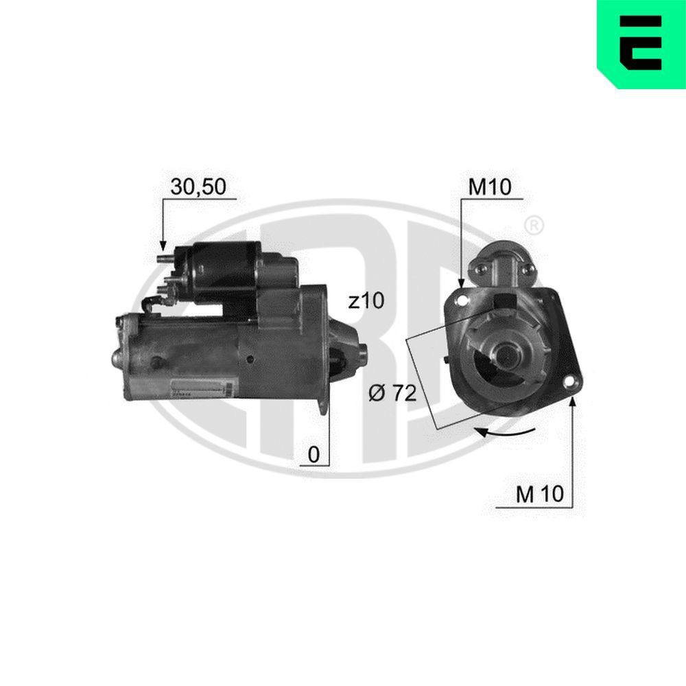 Motor de arranco ERA 220418A