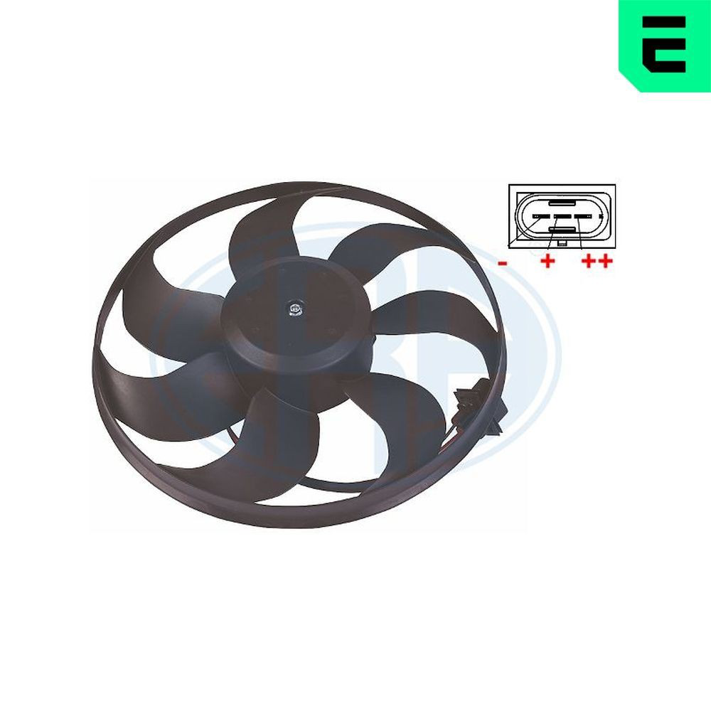 Ventilador (roda de aletas) do radiador de esfriamento ERA 352045 preço, a partir de 68,68 USD