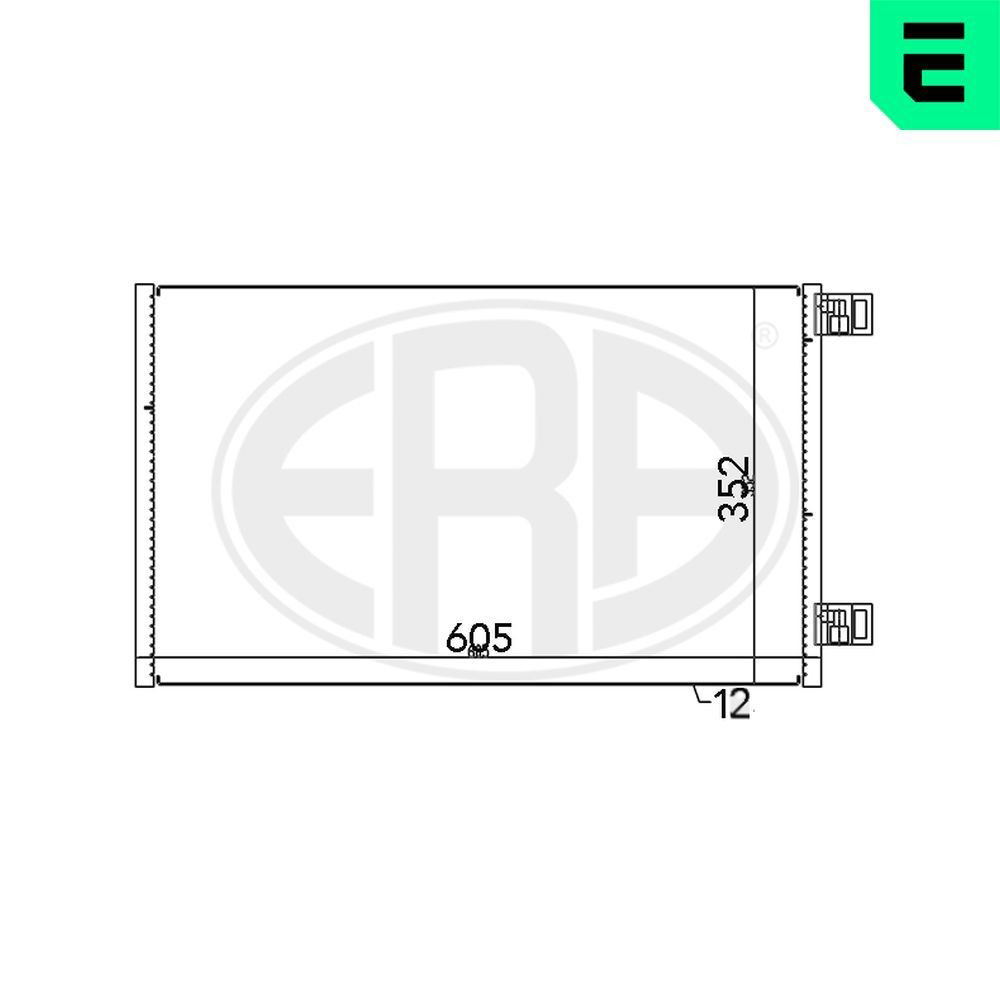 667148 ERA Radiador de aparelho de ar condicionado