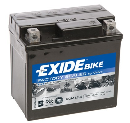 AGM125 Exide Bateria recarregável (PILHA)