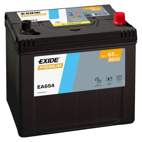Bateria recarregável (PILHA) Exide EA654 preço, a partir de 58,66 USD