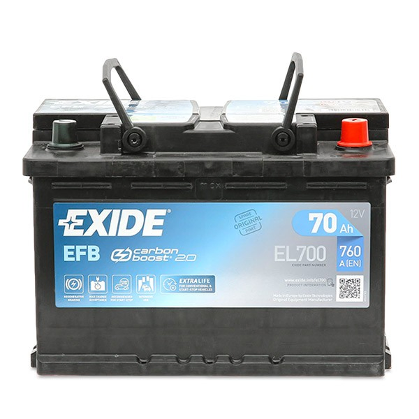 Bateria recarregável (PILHA) EL700 Exide
