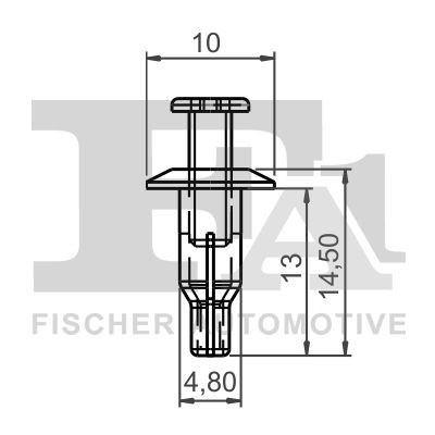 Cápsula (prendedor) de fixação do pára-choque traseiro Mitsubishi 8615737000 preço, a partir de 1,95 USD