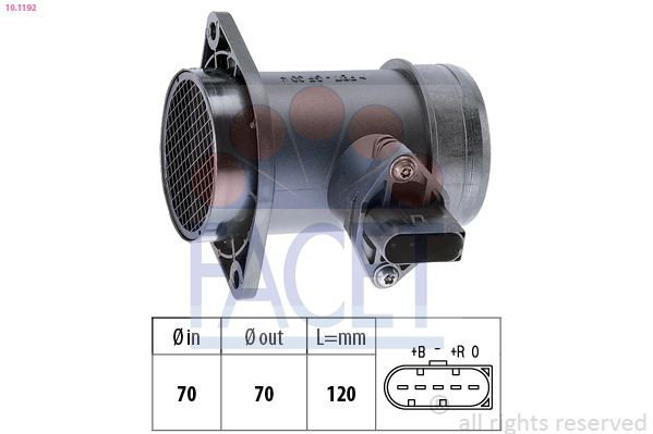 Compre Sensor de fluxo (consumo) de ar, medidor de consumo M.A.F. - (Mass Airflow) Volkswagen Passat 