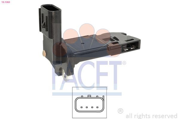 Compre Sensor de fluxo (consumo) de ar, medidor de consumo M.A.F. - (Mass Airflow) Renault Laguna 2