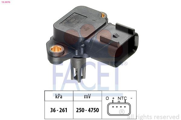 103076 Facet Sensor de pressão de supercompressão