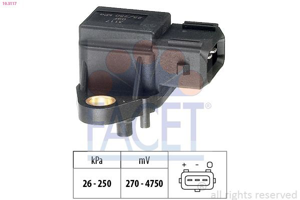 Compre APS30 Polcar Sensor de pressão no coletor de admissão, MAP