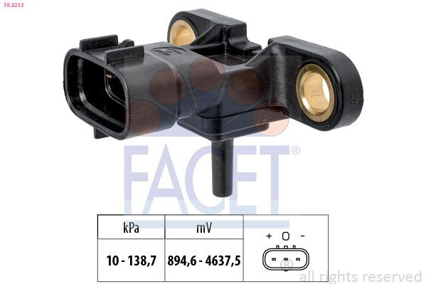 103213 Facet Sensor de pressão no coletor de admissão, MAP
