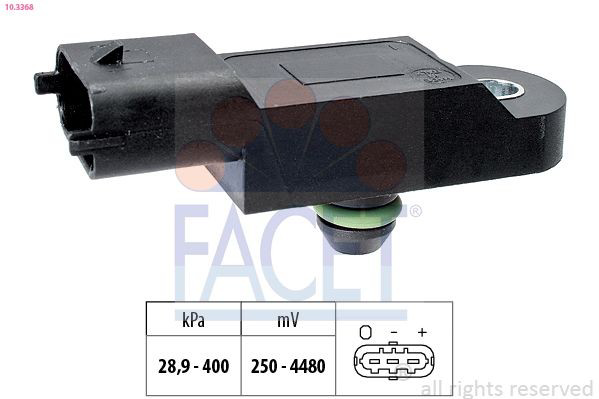 6000616662 Fiat/Alfa/Lancia Sensor de pressão de supercompressão