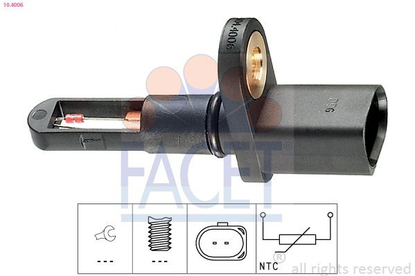 Compre Sensor de temperatura da mistura de ar Audi A6 