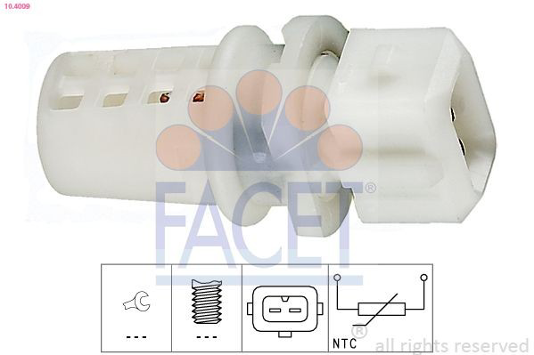 104009 Facet Sensor de temperatura da mistura de ar