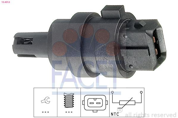 104013 Facet Sensor de temperatura da mistura de ar