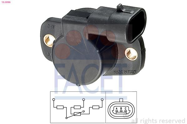 Compre AMTK001 Magneti Marelli Sensor de posição da válvula de borboleta (potenciômetro)