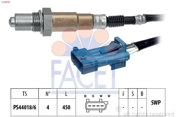 OZA628U3 Magneti Marelli Sonda lambda, sensor de oxigênio depois de catalisador