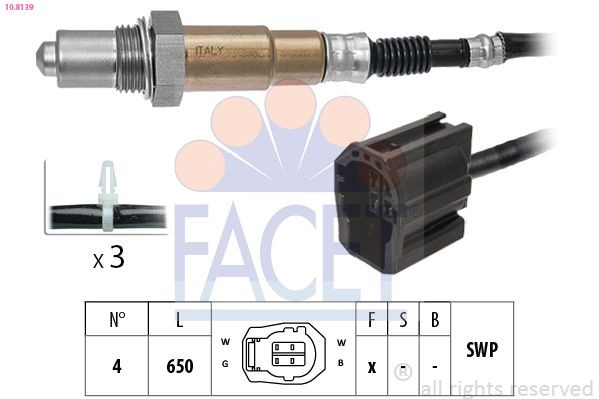 Sonda lambda, sensor de oxigênio para Mazda 3  BK12