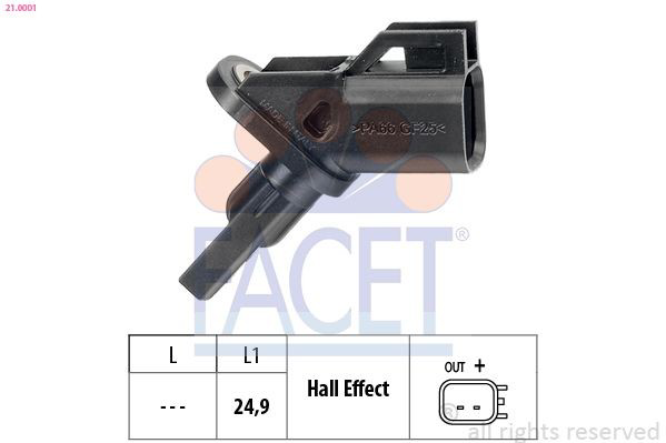 Compre Sensor dianteiro de ABS Mazda 3 