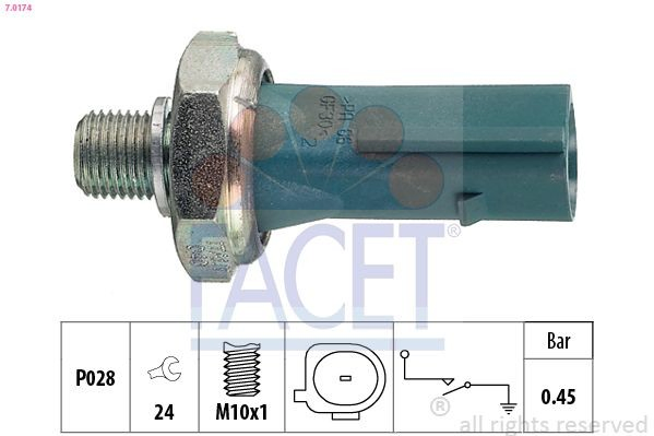 Compre Sensor de pressão de óleo Skoda Octavia 