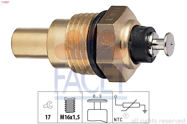 8942378610 Hyundai/Kia Sensor de temperatura do fluido de esfriamento