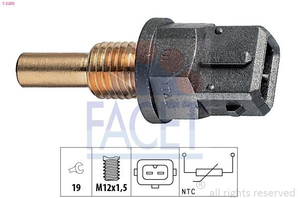 Sensor de temperatura do fluido de esfriamento (de ativação de ventilador do radiador) Skoda Octavia preço, a partir de 11,35 USD
