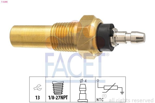 Sensor de temperatura do fluido de esfriamento para Land Rover Discovery I LG, LJ