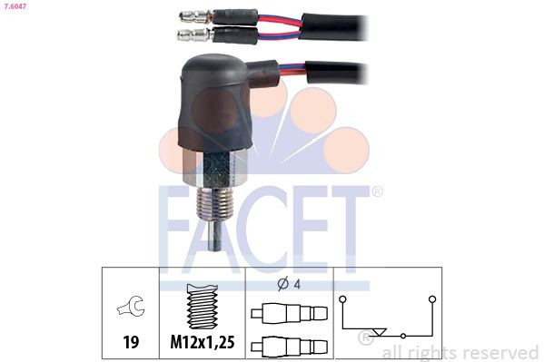 Sensor de ativação das luzes de marcha à ré para Mitsubishi L 300  L03P