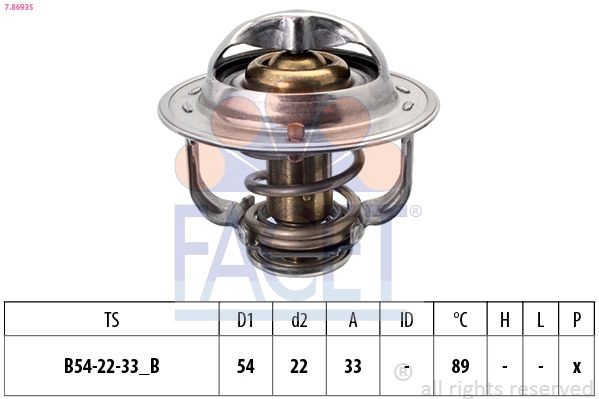 Termostato 98025557 Peugeot/Citroen