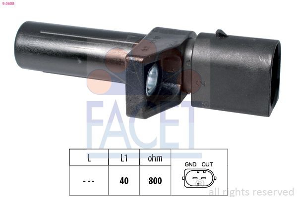 Compre Sensor de posição (de revoluções) de cambota Smart FORTWO 