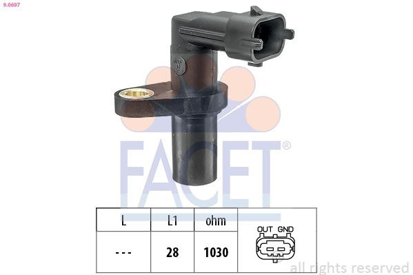  Sensor de posição (de revoluções) de cambota Hyundai I10 hatchback (PA) (2010 - 2013) 